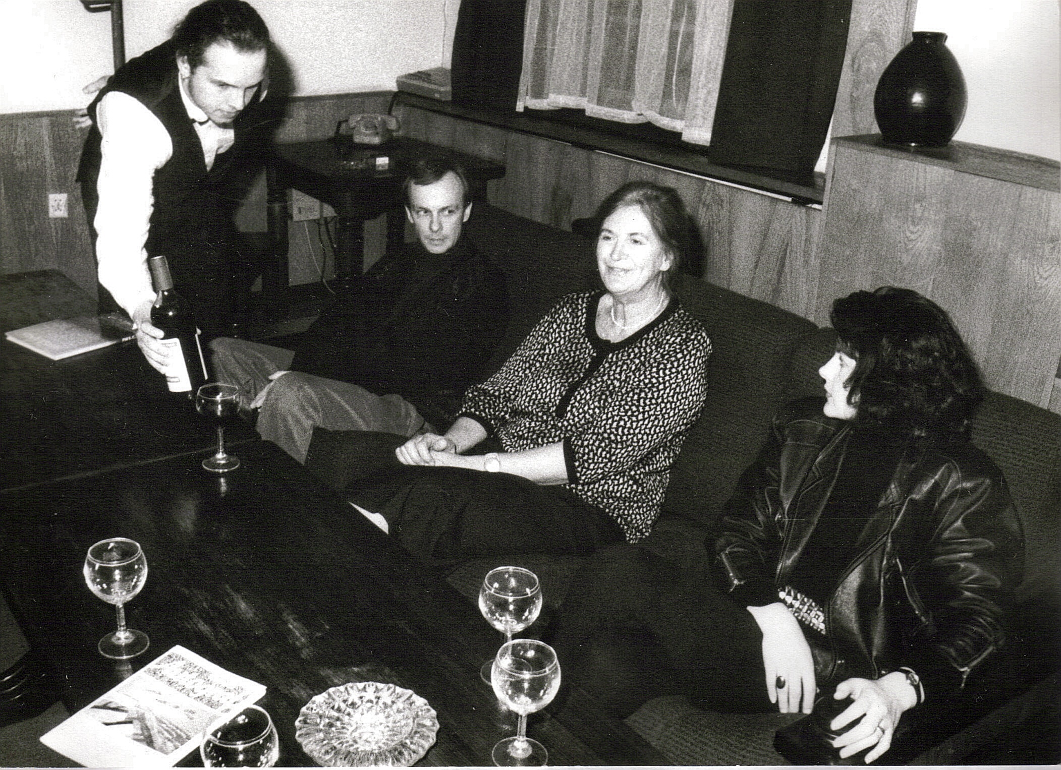 Spotkanie redakcyjne podczas prac nad albumem, Gdańsk 1993