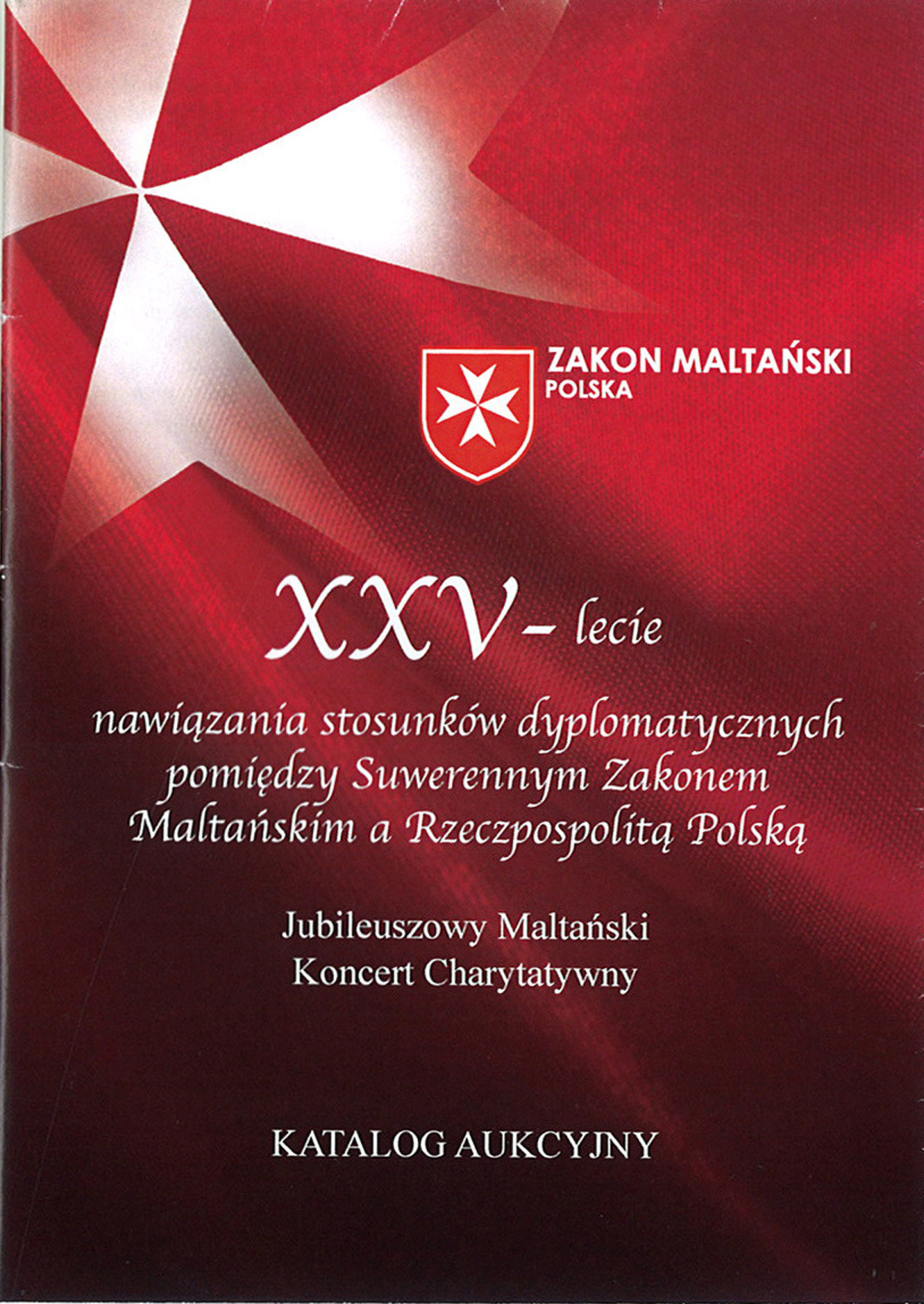 Aukcja dzieł sztuki z okazji XXV - lecia nawiązania stosunków dyplomatycznych..., Warszawa 2015