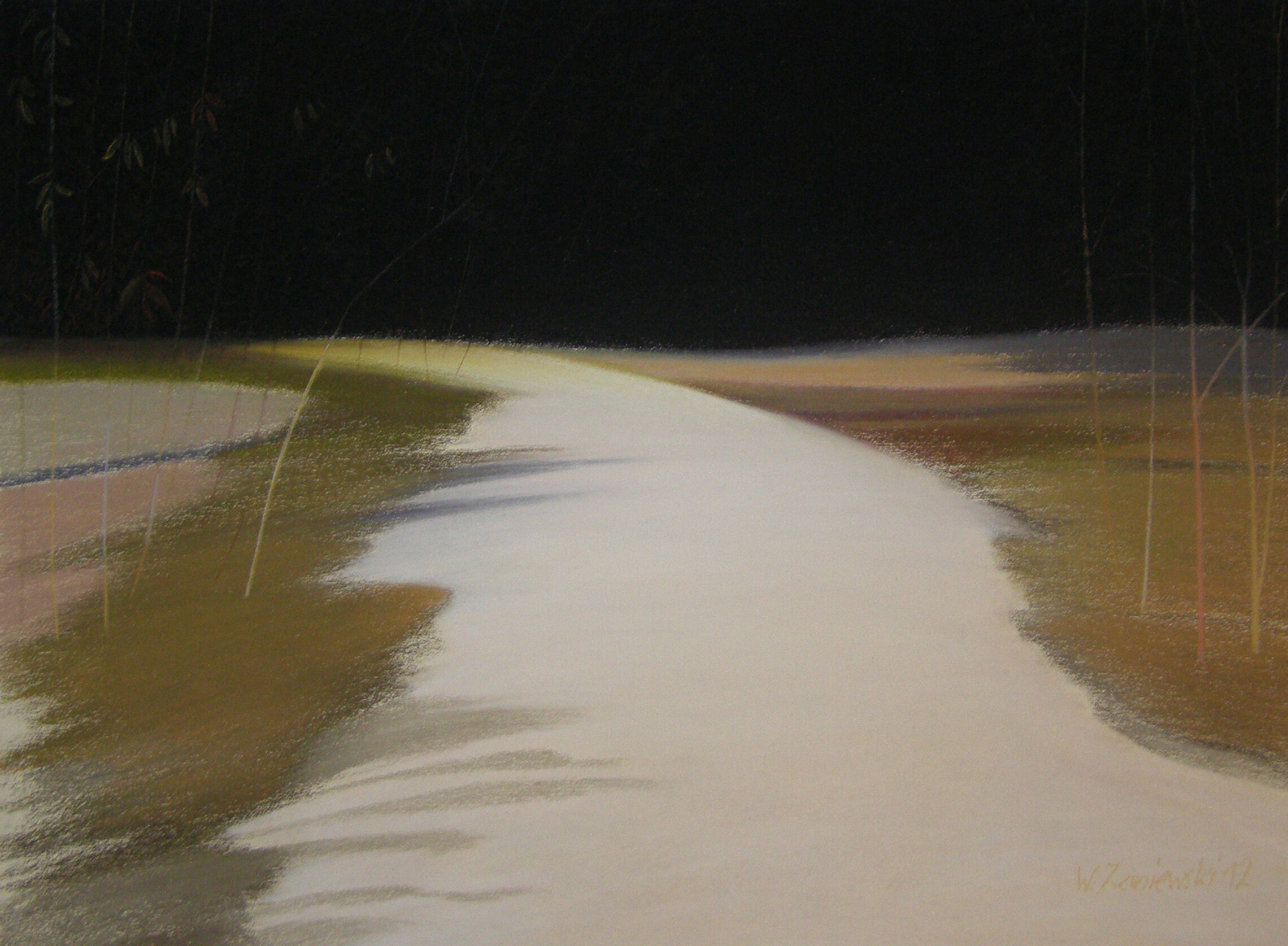 Pastel - z cyku Wydmy 2012, 49 x 64 cm