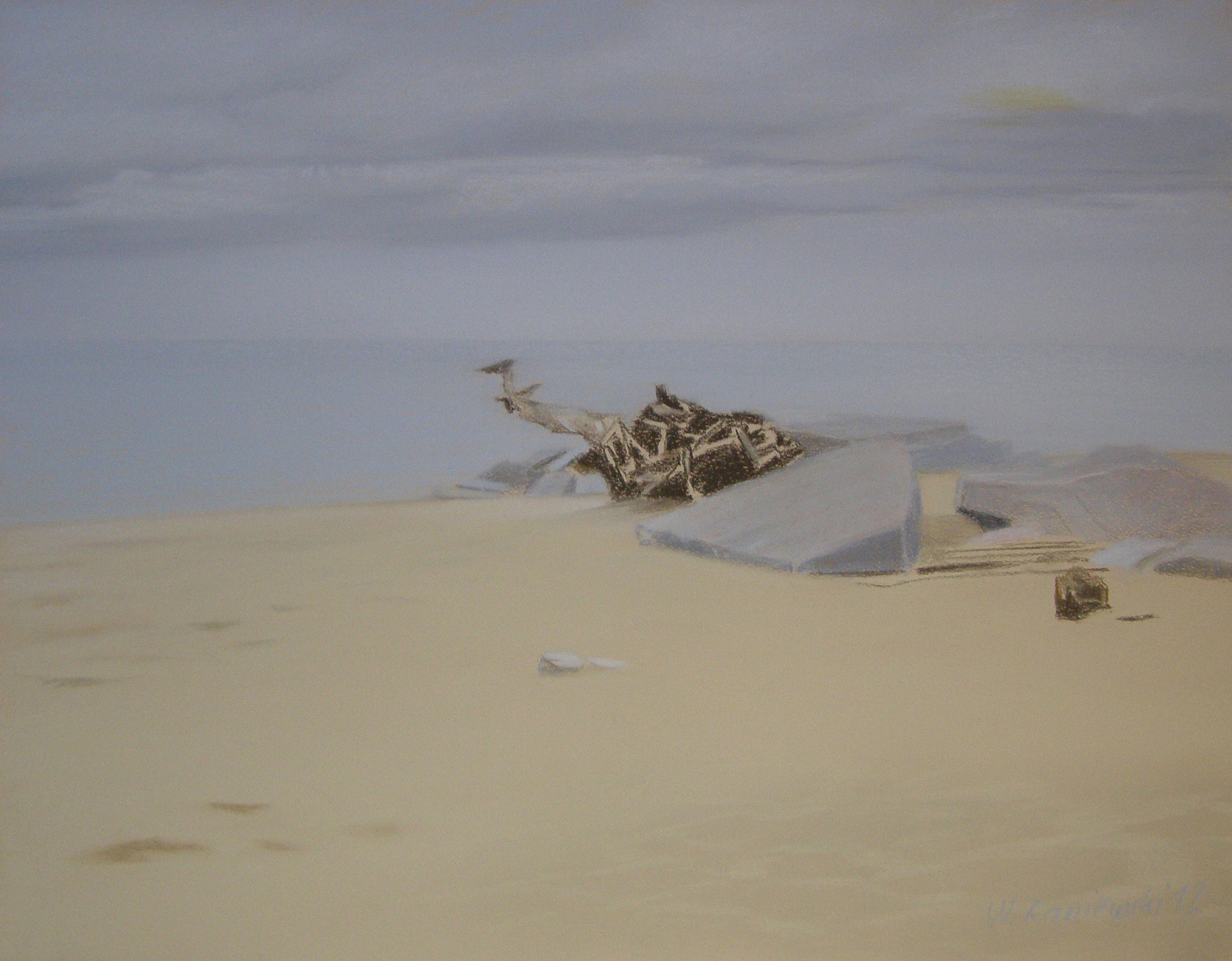 Pastel - z cyklu Wydmy 2012, 49 x 64 cm